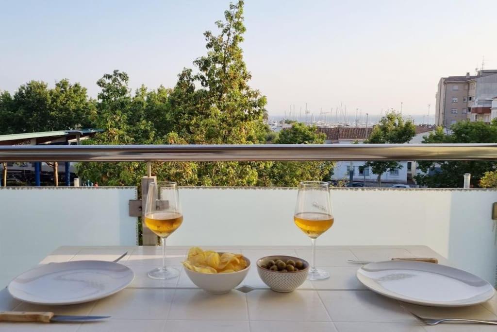 Апартаменты Piso En El Centro Con Vistas Al Mar Y Balcon Росас Экстерьер фото