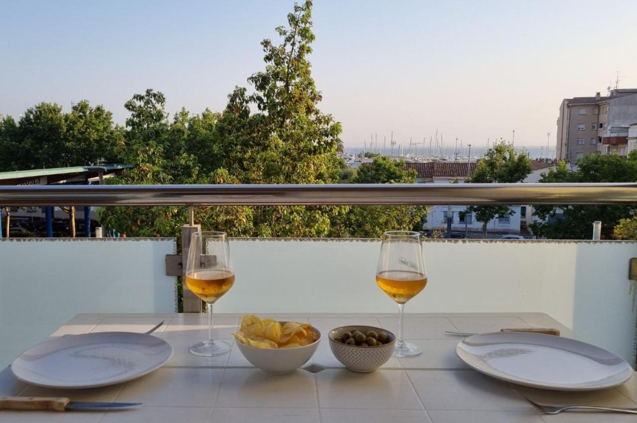 Апартаменты Piso En El Centro Con Vistas Al Mar Y Balcon Росас Экстерьер фото